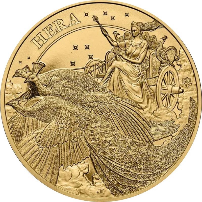 Золотая монета Острова Святой Елены 