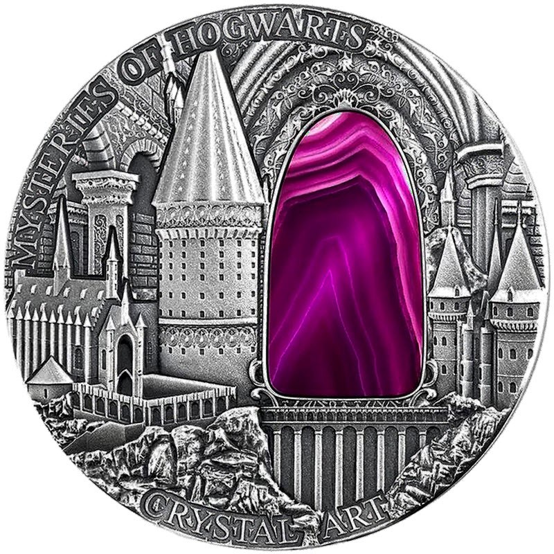 Серебряная монета Ниуэ «Тайны Хогвартса» 2015 г.в., 62.2 г чистого серебра (проба 999)