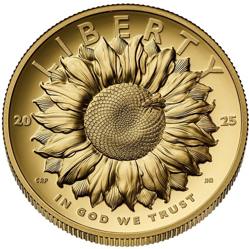 Золотая монета США 