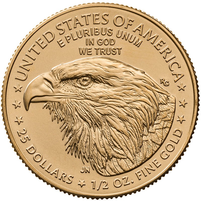 Золотая монета США 