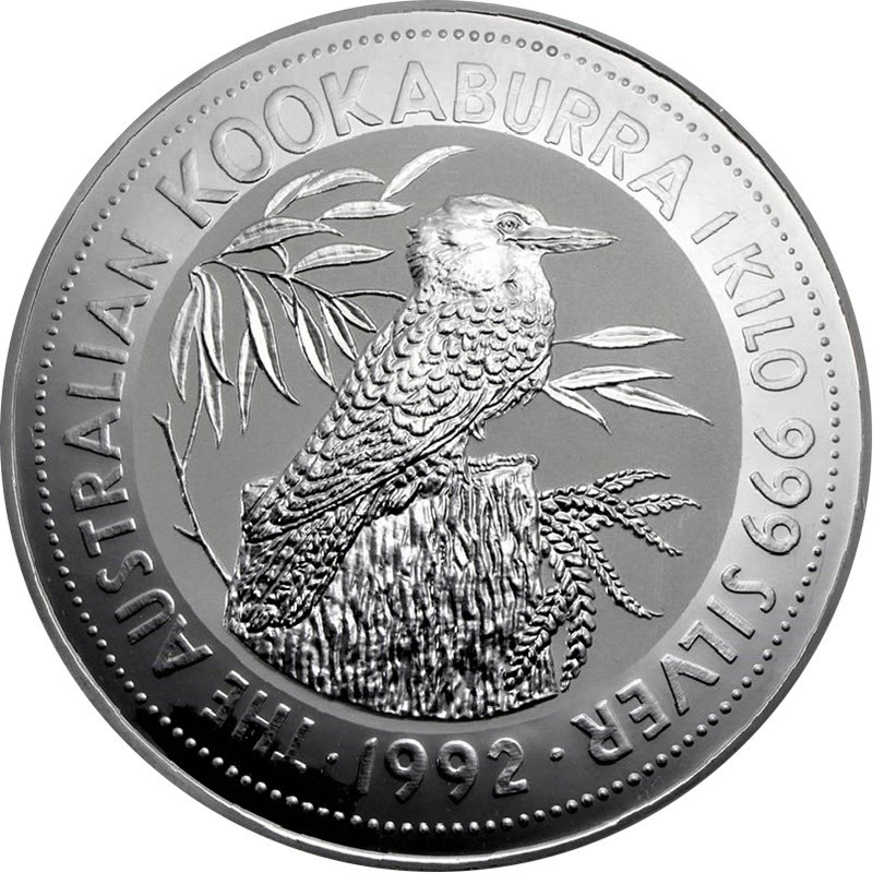 Серебряная монета Австралии 