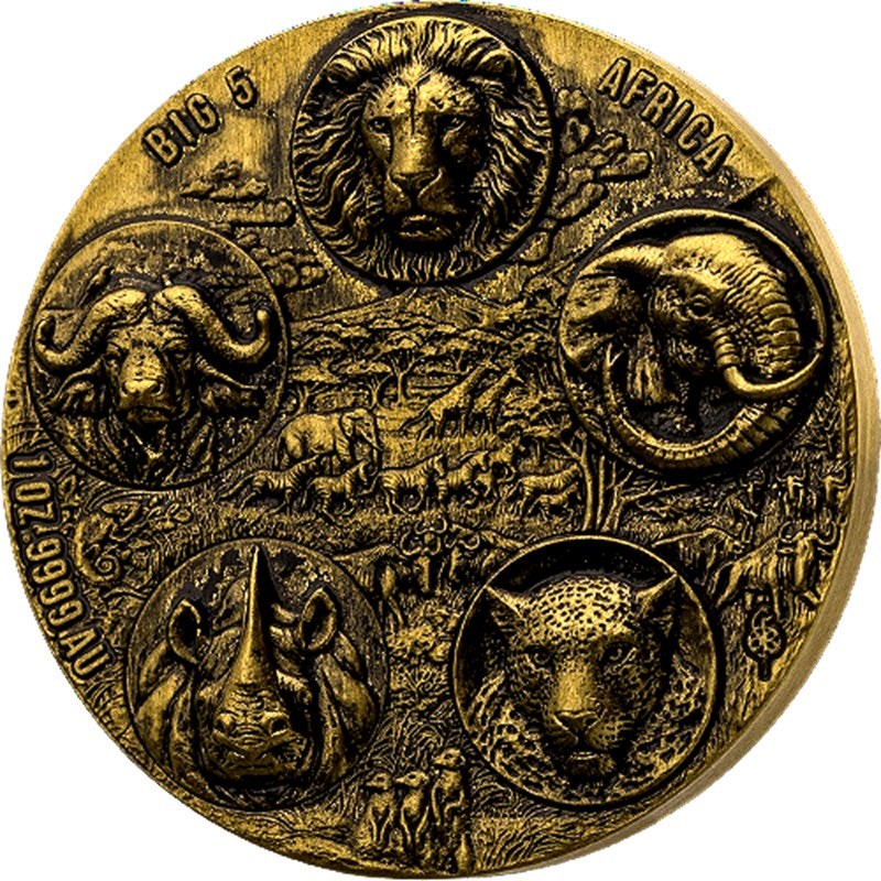 Золотая монета Кот-д'Ивуара 