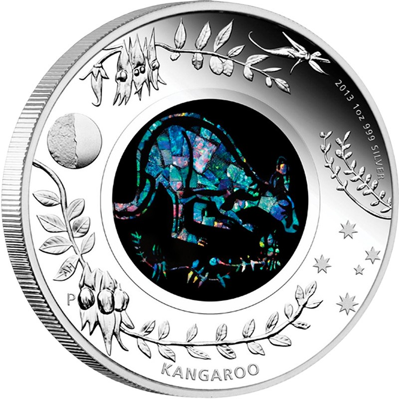 Серебряная монета Австралии 